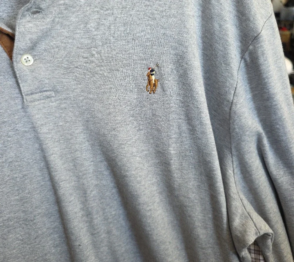 Ralph Lauren Light Blue Long-Sleeve Polo Shirt